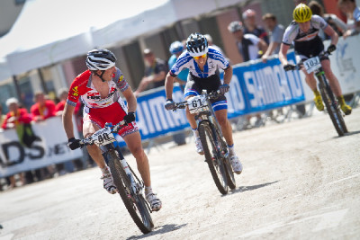 Milan Spěšný spurtuje do cíle