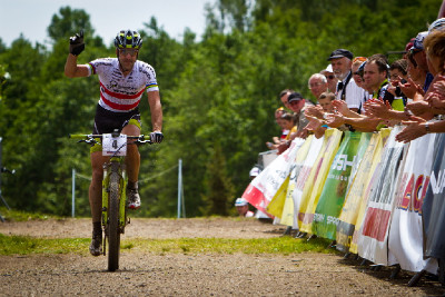 Alban Lakata dojíždí třetí