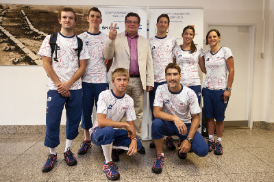 Poslední část české výpravy do Londýna