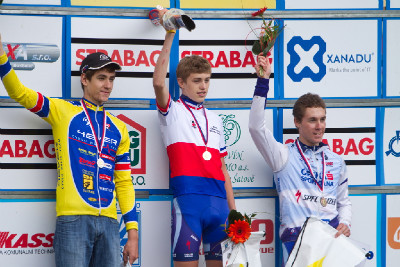 junioři: 1.Vastl, 2.Fusek, 3.Stošek