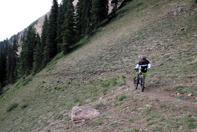 Moab 2012 konec úvodního stoupáku nevyjel skoro nikdo