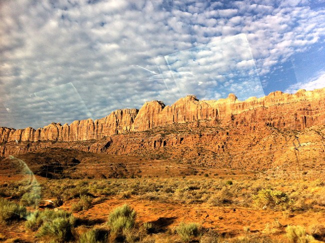 Moab 2012 cestou na start