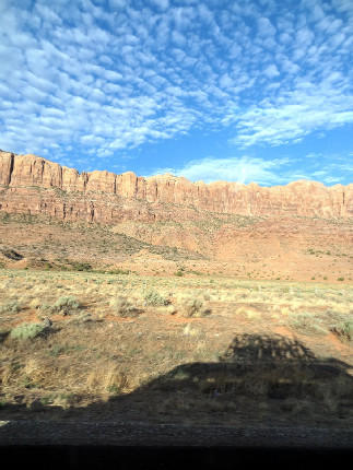 Moab 2012 ranní start na bikování