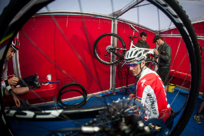 brzké ráno v týmu Specialized