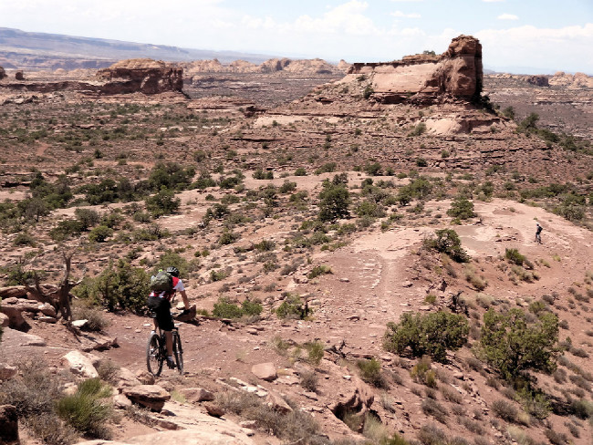 Moab 2012 odpoledne kdesi za polovinou