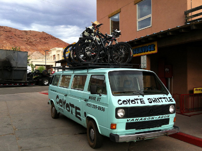 Moab 2012 nakládání kol