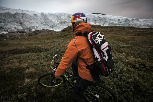 Petr Kraus v Grónsku u Russel Glacier
