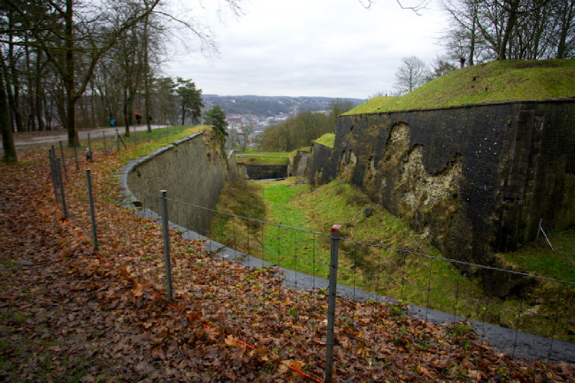 Hradby ve valonské částe Belgie v Namuru