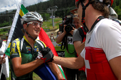 Burry Stander: Na MS 2008 prohrává jen s Nino Schurterem