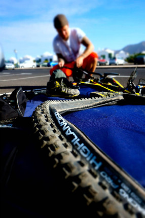 Gaspiho Rubena testování na Lanzarote