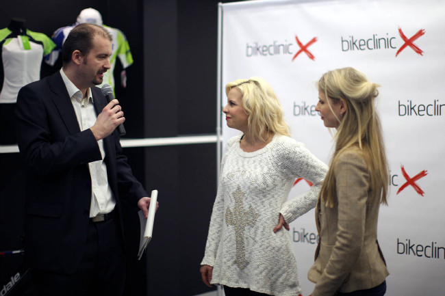 Otevření nového Bikeclinicu - Kristelová, Kašeová