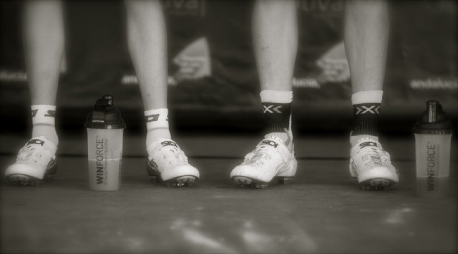 nohy vítězů - Ondřej a Thomas