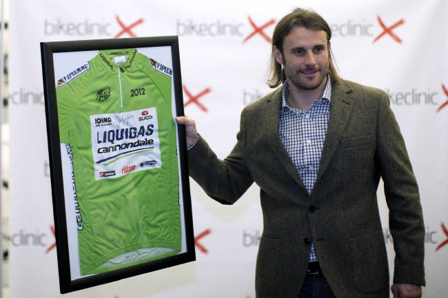 Otevření nového Bikeclinicu - Kaše s dresem Petera Sagana