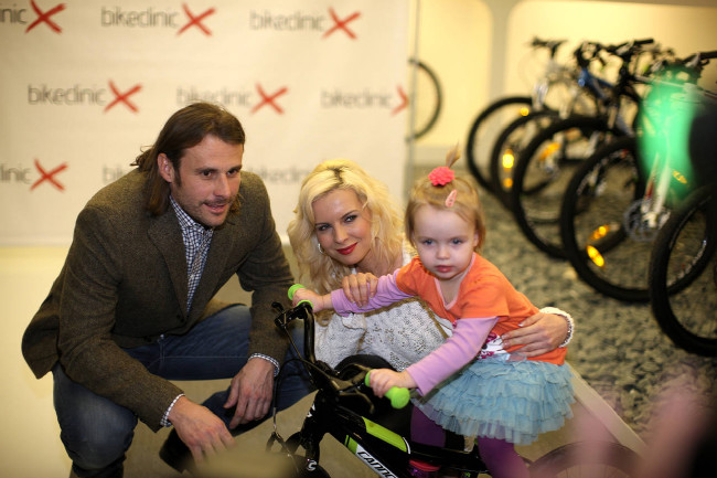 Otevření nového Bikeclinicu - Kaše, Kristelovi