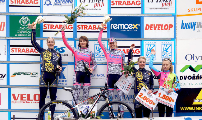 ČP XC #1 Teplice - stupně ženy