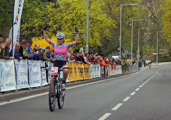 ČP XC #1 Teplice - vítězska Jitka Škarnitzlová