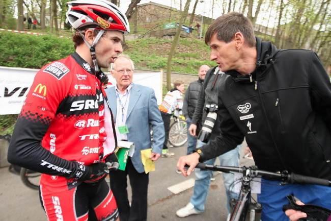 Jan Škarnitzl a reprezentační trenér Viktor Zapletal