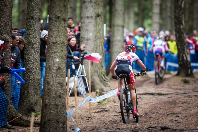 Tereza Huříková v nejtěžším stoupání