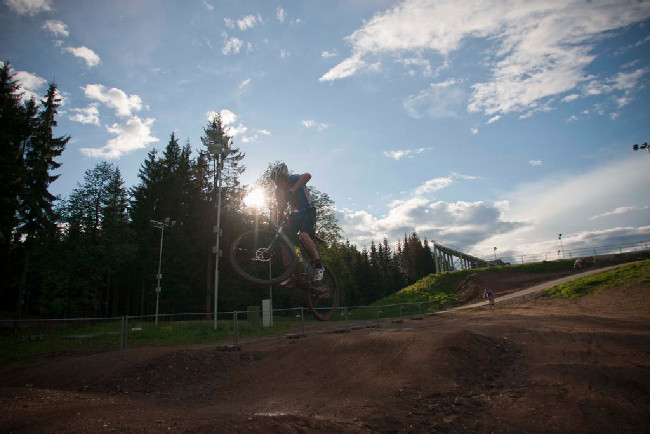 Jan Nesvadba si užívá skoky na nové sekci Greyline