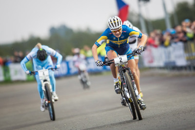 Jenny Rissveds spurtuje pro vítězství