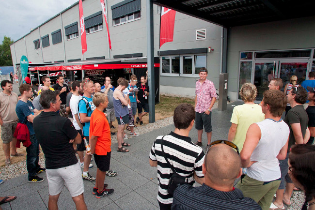 Přivítání v Ghost šéfem české distribuce panem Schindlerem