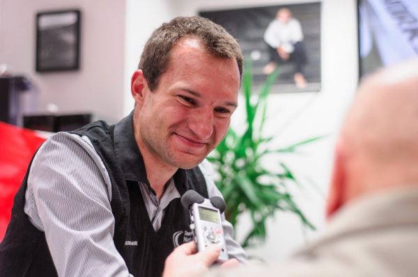 Jan Bárta v rozohovoru s novináři