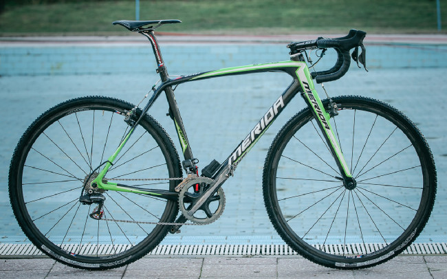 Závodní stroj českého cyklokrosového vicemistra Michaela Boroše - Merida CF Team