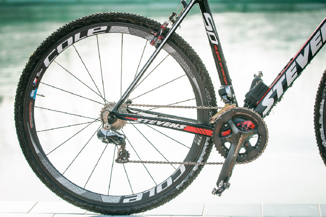 Závodní stroj mistra ČR v cyklokrosu Martina Bíny: Stevens Super Prestige