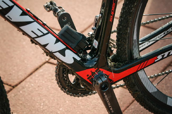 Závodní stroj mistra ČR v cyklokrosu Martina Bíny: Stevens Super Prestige