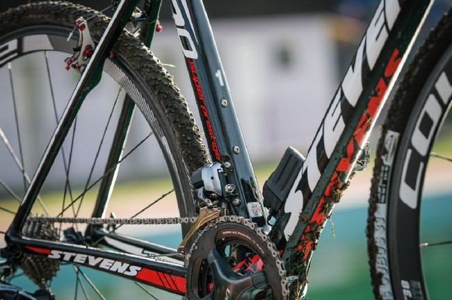 Závodní stroj mistra ČR v cyklokrosu Martina Bíny: Stevens Super Prestige