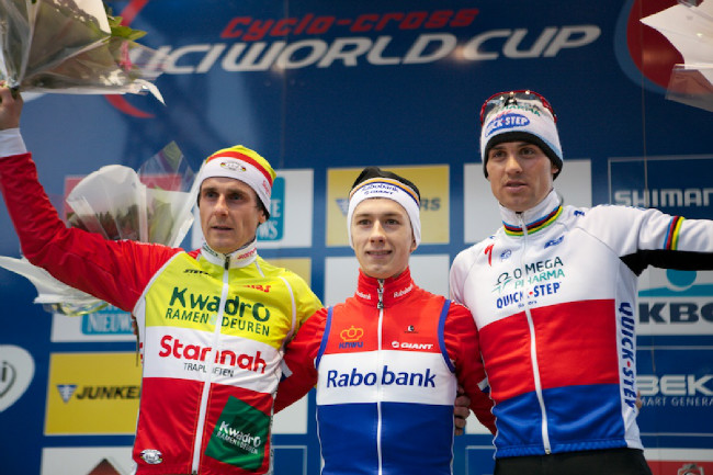 1. van der Haar, 2. Bína, 3. Štybar