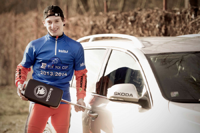 MČR v cyklokrosu, Loštice 2014: Tomáš Paprstka s novou škodovkou