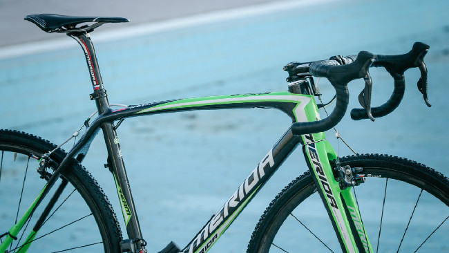 Závodní stroj českého cyklokrosového vicemistra Michaela Boroše - Merida CF Team