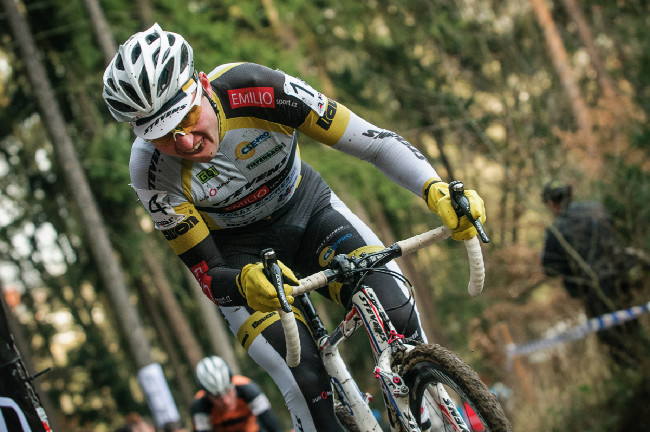 MCŘ v cyklokrosu, Loštice 2014: domácí borec Emil Hekele