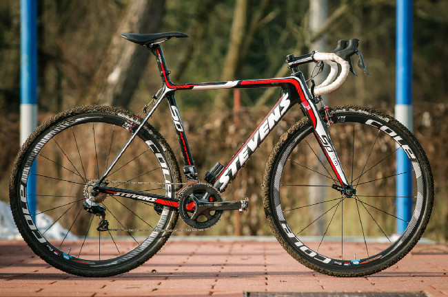 Závodní stroj mistra ČR v cyklokrosu Martina Bíny: Stevens Super Prestige