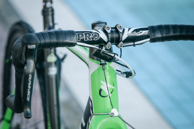 Závodní stroj českého cyklokrosového vicemistra Michaela Boroše - Merida CF Team