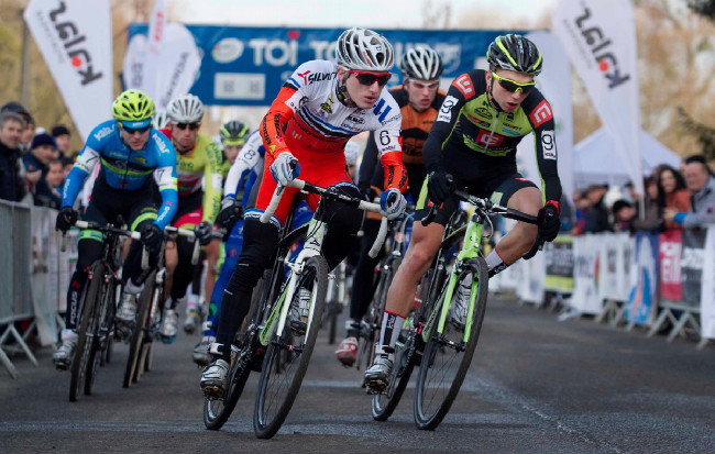 MČR v cyklokrosu, Loštice 2014: start závodu