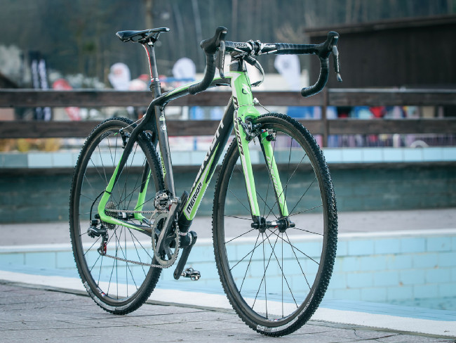 Závodní stroj českého cyklokrosového vicemistra Michaela Boroše - Merida CF Team