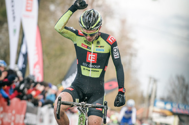 MCŘ v cyklokrosu, Loštice 2014: Michael Boroš