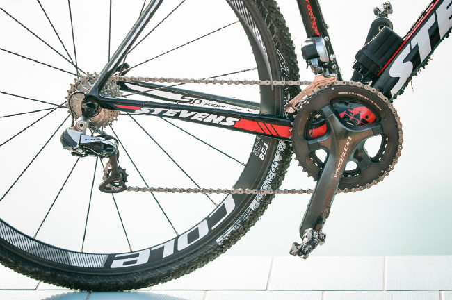 Závodní stroj mistra ČR v cyklokrosu Martina Bíny: Stevens Super Prestige