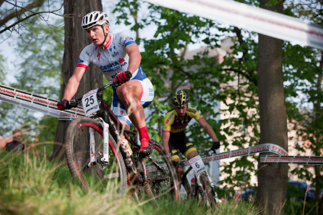 ČP MTB XCO Teplice 2014: Pavel Boudný a Jiří Novák