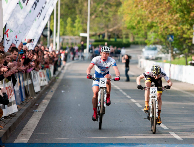 ČP MTB XCO Teplice 2014: jen těsně přišel Pavel Boudný o medaili