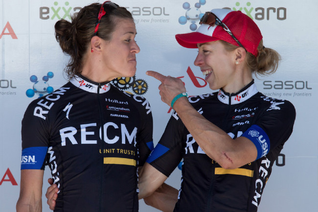 Cape Epic 2014 - vtípky v podání Anniky a Arianne