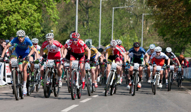 ČP MTB XCO Teplice 2014: start juniorů