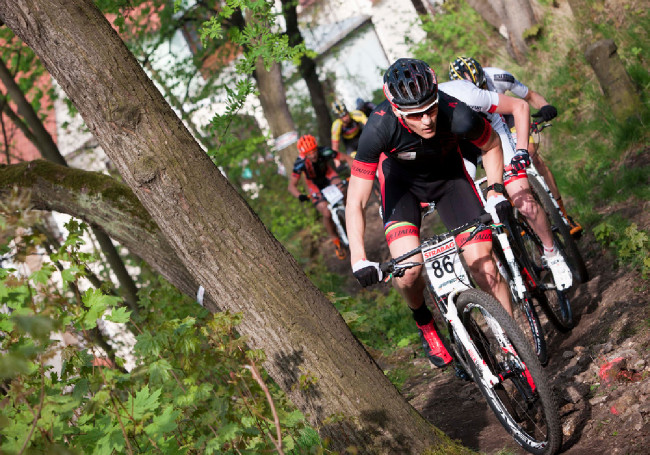 ČP MTB XCO Teplice 2014: Jaroslav Kulhavý se na čele usadil hned v prvním kole