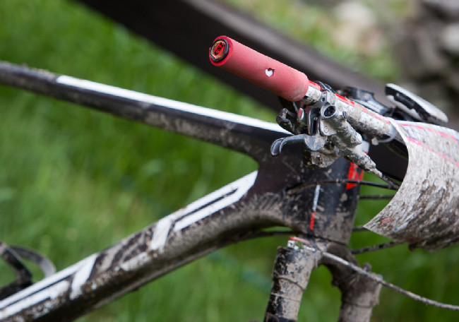 Author Šela Marathon 2014 - Nesvadbič svíral řidítka pevným stiskem až lítaly gripy