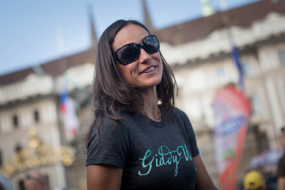 Mezi diváky zavítala i Katka Nash