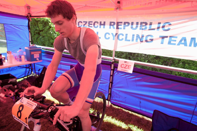 Tomáš Paprstka měl na starost první úsek