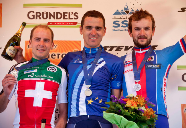 Trojice nejlepších bikerů z ME 2014