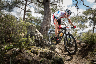 Jaroslav Kulhavý v kyperském singletracku